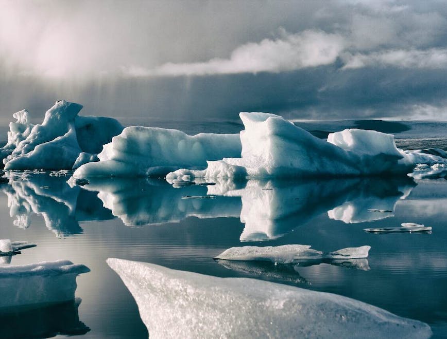 ice nature outdoors mountain scenery glacier airplane transportation vehicle iceberg