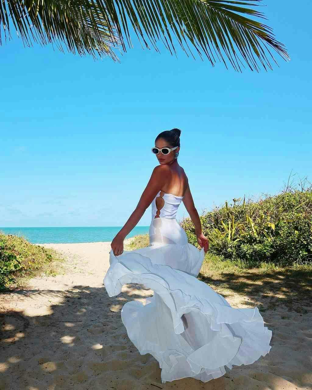 beachwear dress formal wear gown wedding gown adult bride female person woman