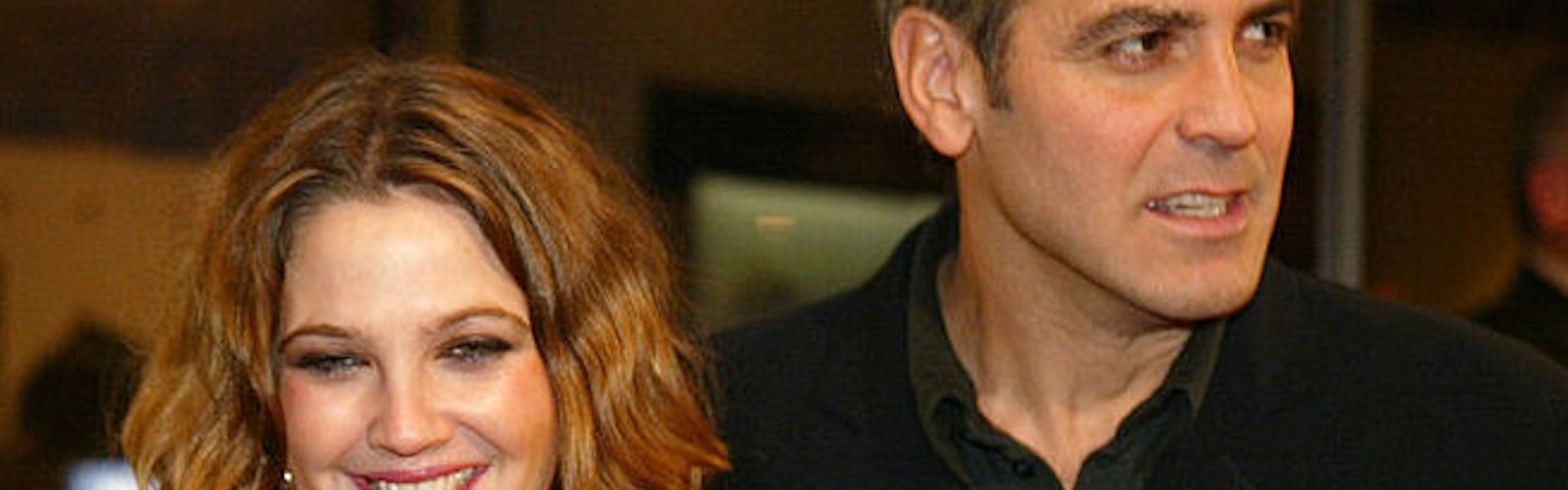 Drew Barrymore e George Clooney (Foto: Getty Images)