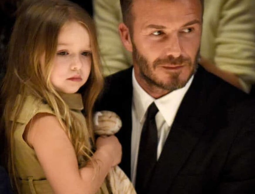 David Beckham e Harper Beckham