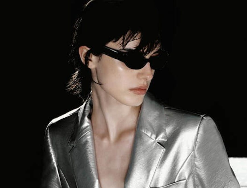 clothing coat jacket accessories sunglasses person head face photography portrait