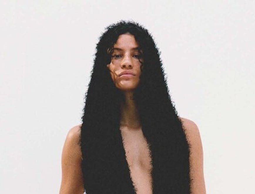 adult female person woman face head black hair hair photography portrait