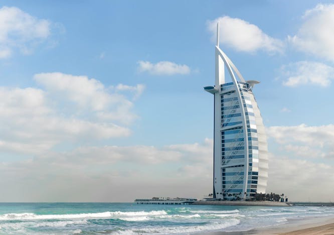 architecture building tower burj al arab landmark