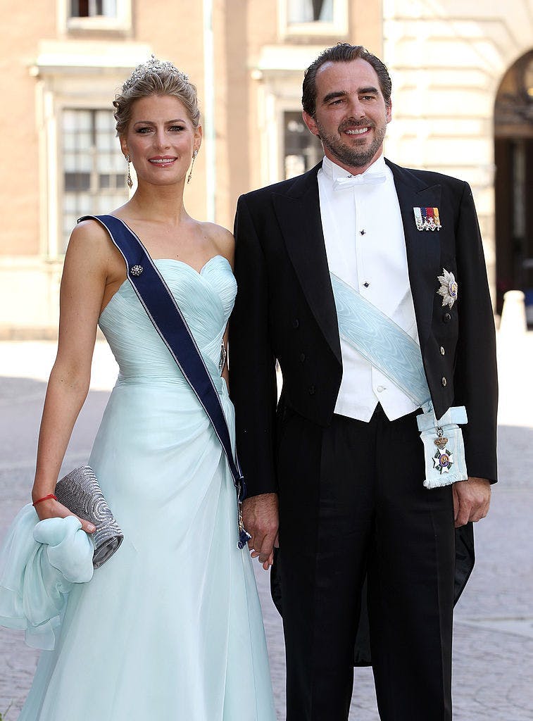 Princesa Tatiana e o Príncipe Nikolaos (Foto: Getty Images)