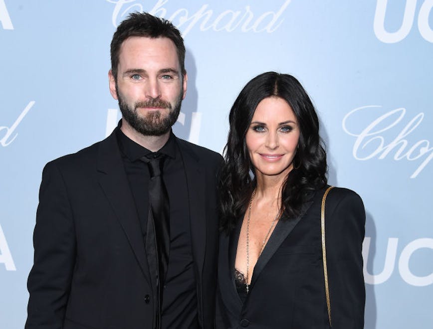 Johnny McDaid e Courteney Cox (Foto: Getty Images)