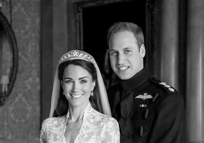 Kate Middleton e príncipe William (Foto: Divulgação/Millie Pilkington)